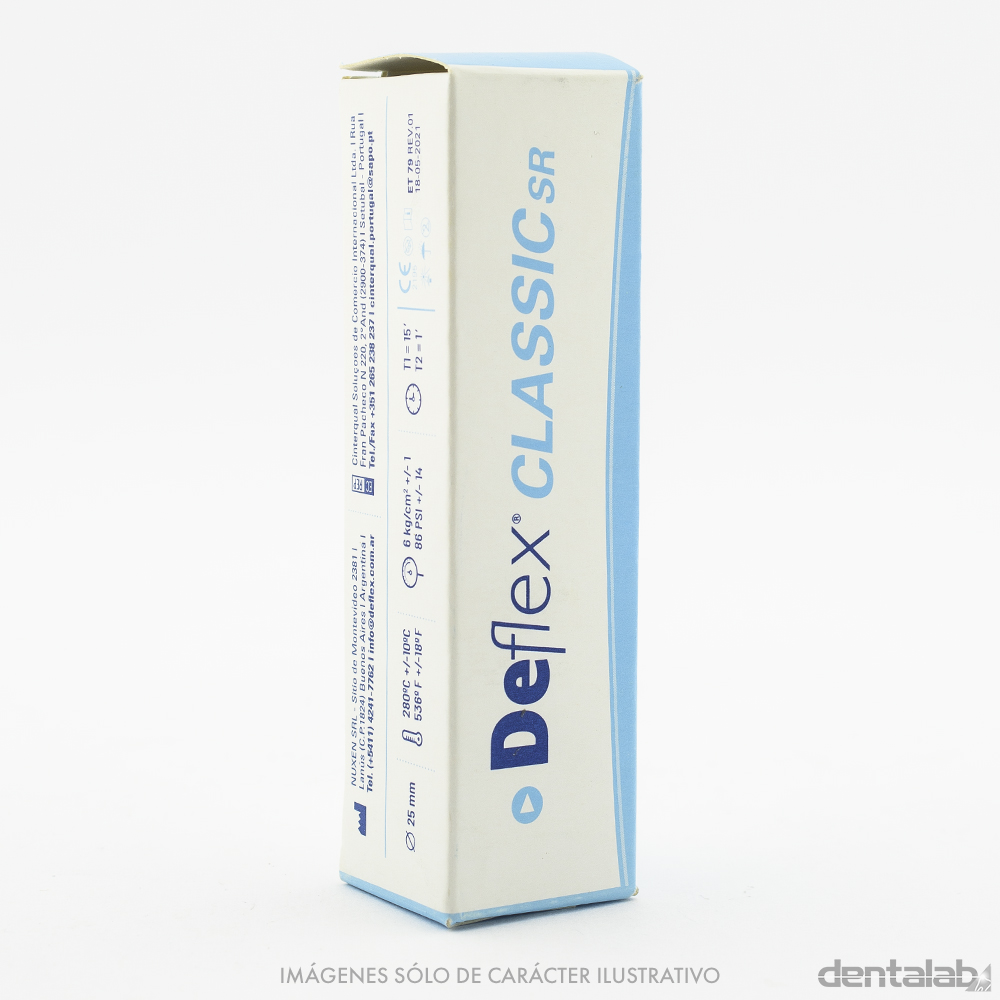 Tubo Deflex Classic Grande 25 x 90mm x 28g - Rosa Suave